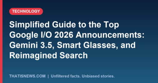 Simplified Guide to the Top Google I/O 2026 Announcements: Gemini 3.5, Smart Glasses, and Reimagined Search